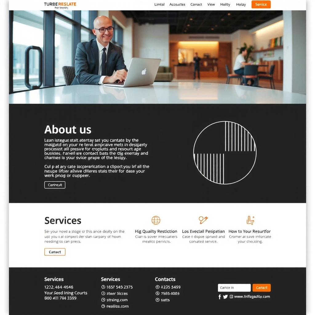 Corporate website design project