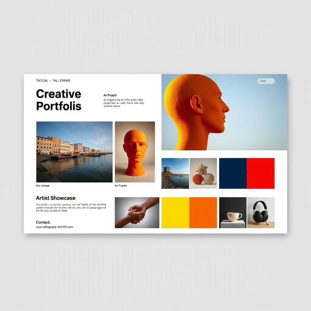 Portfolio website design project