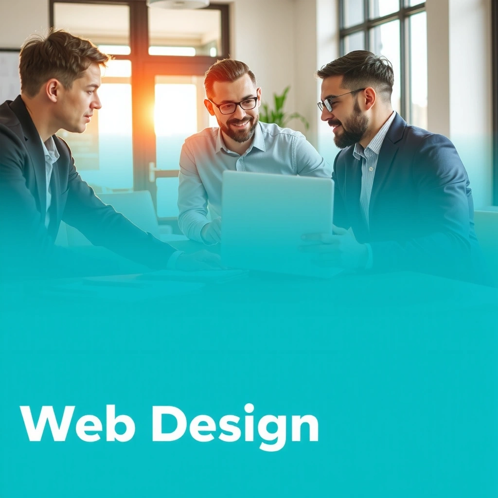 Professional consultation meeting for web design project