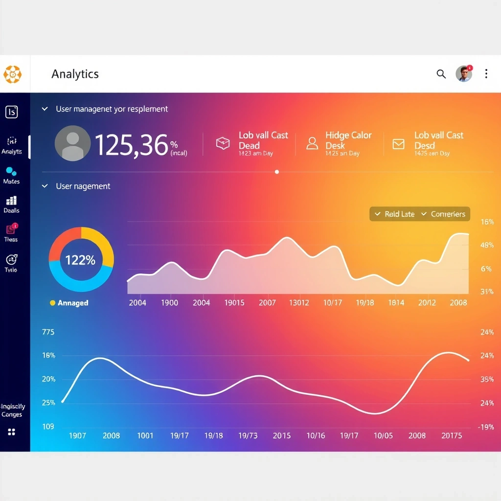 SaaS dashboard design project