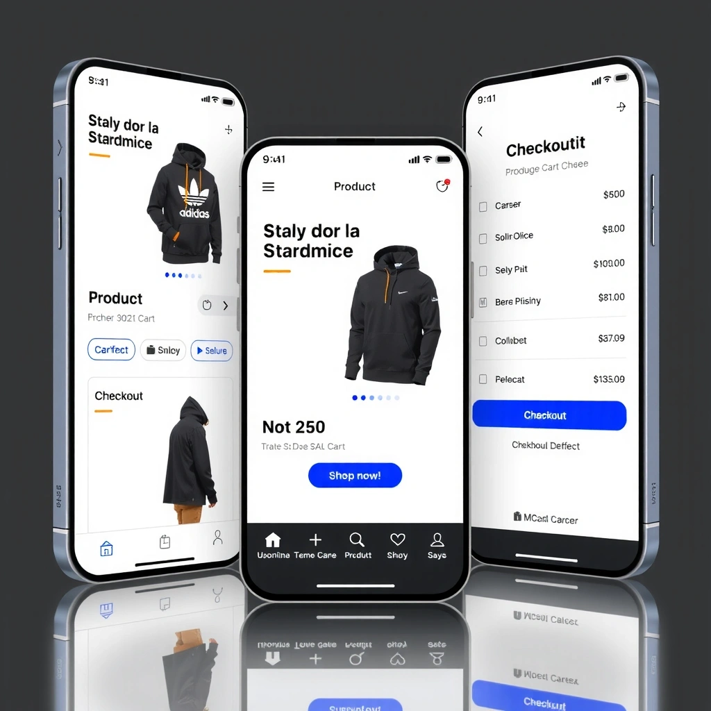 E-commerce Mobile App Interface