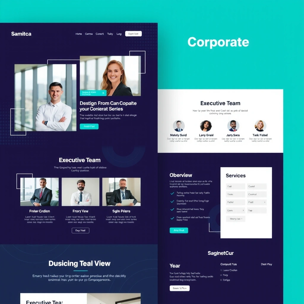 Corporate website design